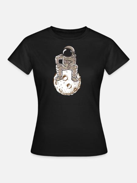 NASA - T-shirt Femme - noir