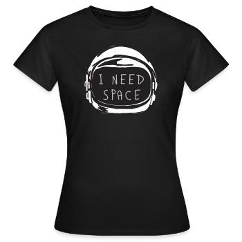 NASA - T-shirt Femme - noir - Devant - AI Model Female 172 dark (172cm)