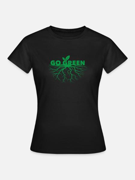 Nachhaltigkeit - Frauen T-Shirt - Schwarz