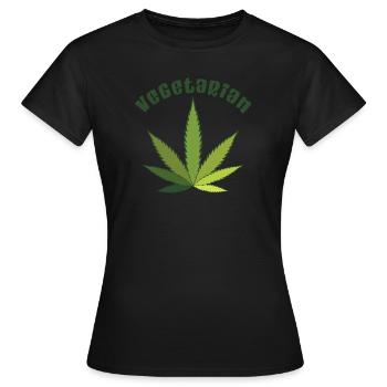Hemp - Women's T-Shirt - black - Front - AI Model Female 172 dark (172cm)