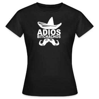 funny quote - Women's T-Shirt - black - Front - AI Model Female 172 dark (172cm)