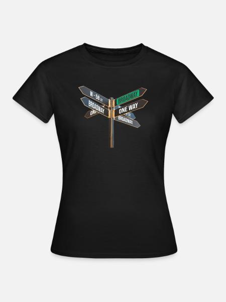New York - Frauen T-Shirt - Schwarz