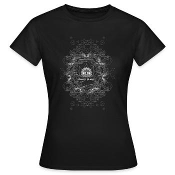 shanti planti propre blanc - T-shirt Femme - noir - Devant - AI Model Female 172 dark (172cm)