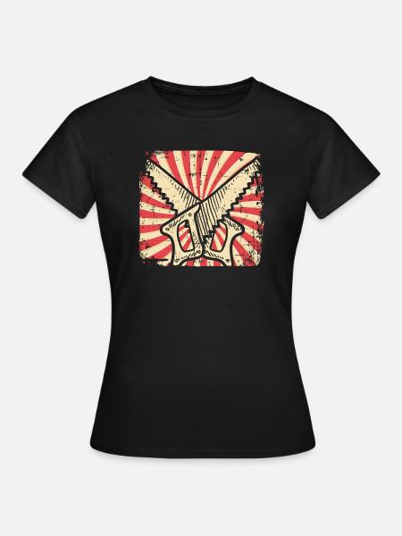 Säge - Frauen T-Shirt - Schwarz