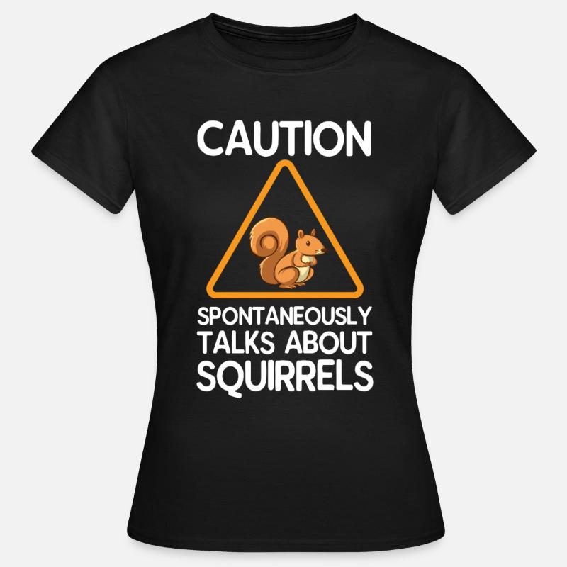 squirrel - Women's T-Shirt - black