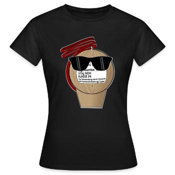 Pyro Sunglasses - Women's T-Shirt - black - Front - AI Model Female 172 dark (172cm)