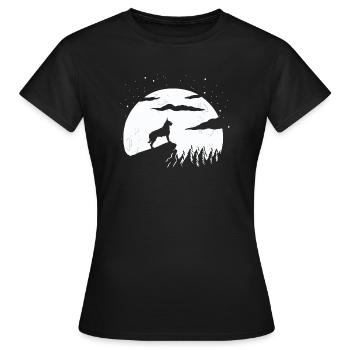 Berger de Picardie - Berger Picard - T-shirt Femme - noir - Devant - AI Model Female 172 dark (172cm)