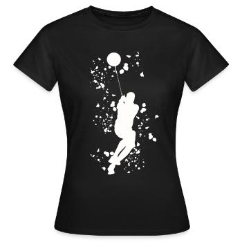 Lanceur de marteau Colorsplash Lancer de marteau - T-shirt Femme - noir - Devant - AI Model Female 172 dark (172cm)