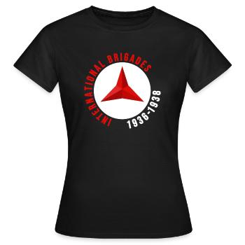 brigades internationales - T-shirt Femme - noir - Devant - AI Model Female 172 dark (172cm)