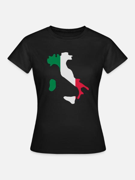 italy - Frauen T-Shirt - Schwarz