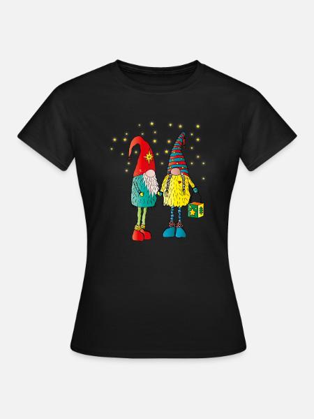 Weihnachtswichteln - Women's T-Shirt - black