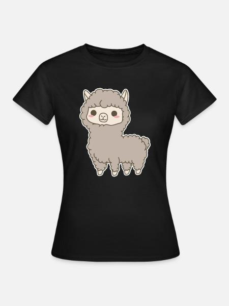 Alpaka - T-shirt dam - svart