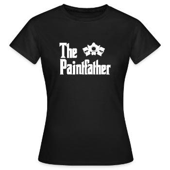 Peintre de véhicules Peintre de véhicules Peintre de voitures - T-shirt Femme - noir - Devant - AI Model Female 172 dark (172cm)