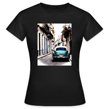 Rêve de La Havane - 2 - T-shirt Femme - noir - Devant - AI Model Female 172 dark (172cm)