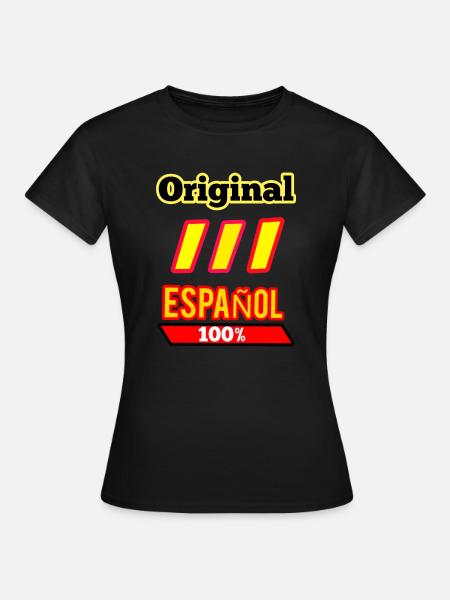 Original Spanisch - Frauen T-Shirt - Schwarz