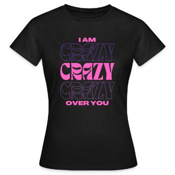 Blackpink I am crazy over you kpop clothes - T-shirt Femme - noir - Devant - AI Model Female 172 dark (172cm)