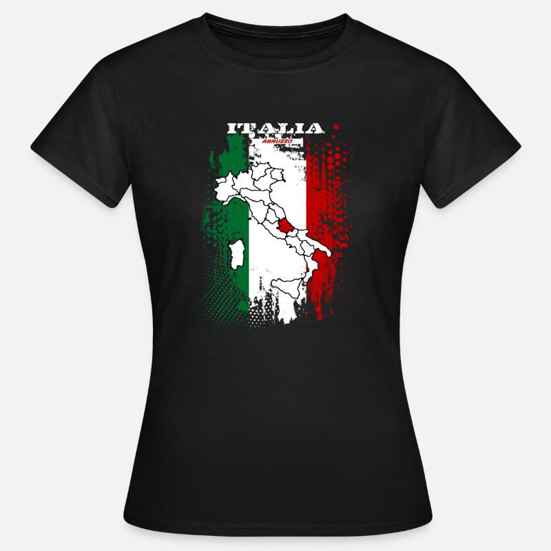 Abruzzo - Maglietta da donna - nero