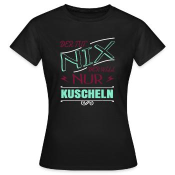 großkatze hauskatze meerkatze zitat seekatze spaß - Frauen T-Shirt - Schwarz - Vorne - AI Model Female 172 dark (172cm)