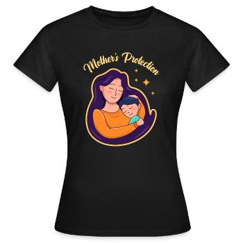 Mother's Day Strong Design - Women's T-Shirt - black - Front - AI Model Female 172 dark (172cm)