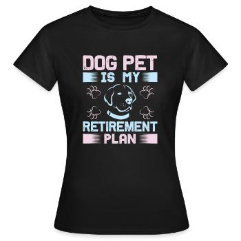 PawPrint Couture - Frauen T-Shirt - Schwarz - Vorne - AI Model Female 172 dark (172cm)