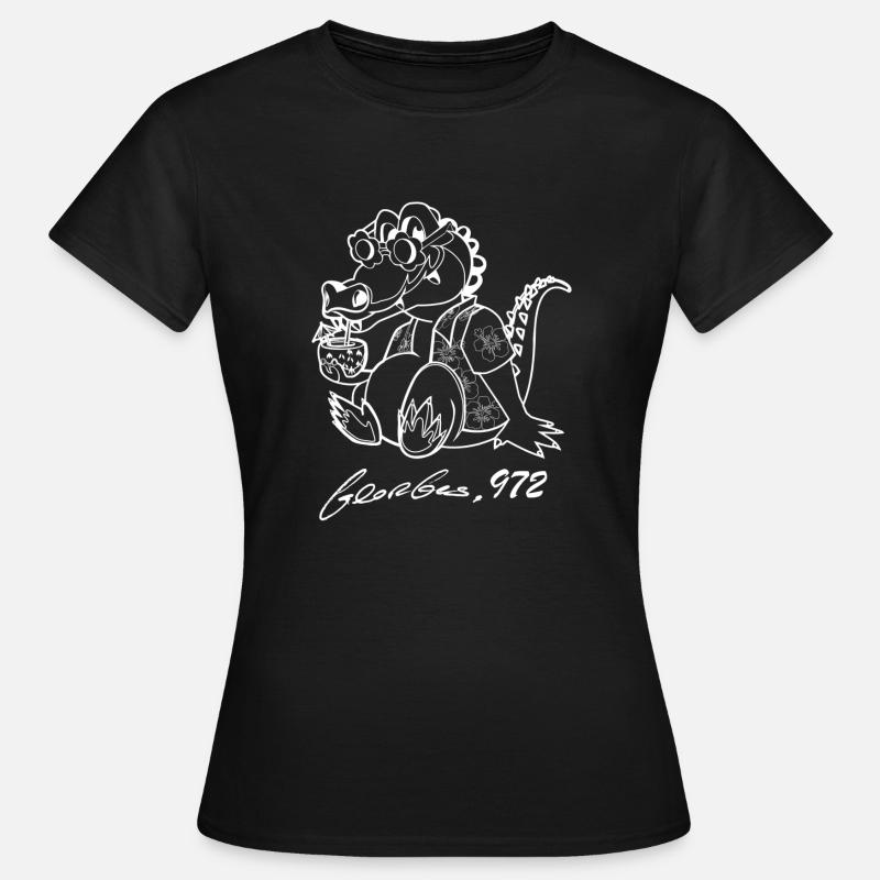 Georges Basic White - Women's T-Shirt - black