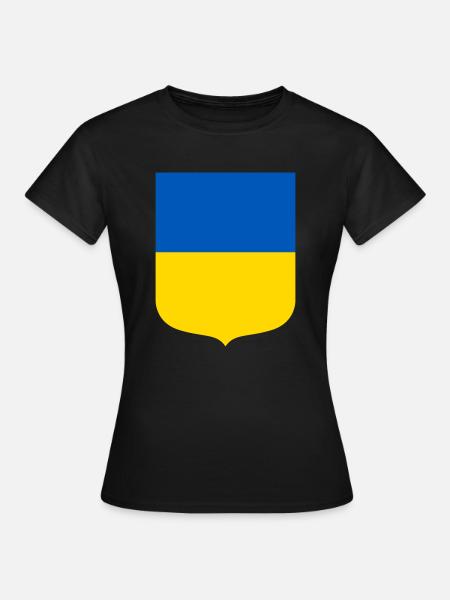 Ukraine - Frauen T-Shirt - Schwarz