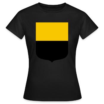 Saxe-Anhalt - T-shirt Femme - noir - Devant - AI Model Female 172 dark (172cm)