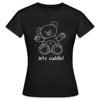 CÂLINE-MOI ! - T-shirt Femme - noir - Devant - AI Model Female 172 dark (172cm)