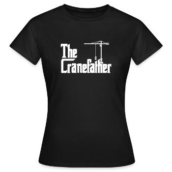 Le Grue Grue Grue Crane Operator Crane - T-shirt Femme - noir - Devant - AI Model Female 172 dark (172cm)