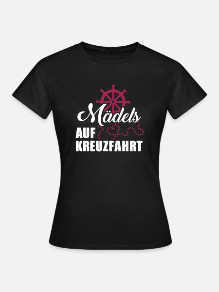 Kreuzfahrt - Frauen T-Shirt - Schwarz