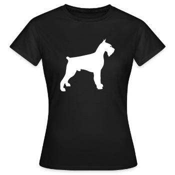 schnauzer géant - T-shirt Femme - noir - Devant - AI Model Female 172 dark (172cm)