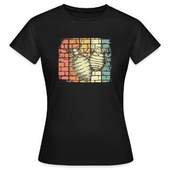 Insectes - T-shirt Femme - noir - Devant - AI Model Female 172 dark (172cm)