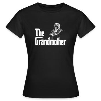 Grand-mère grand-mère grands-parents grand-mère - T-shirt Femme - noir - Devant - AI Model Female 172 dark (172cm)