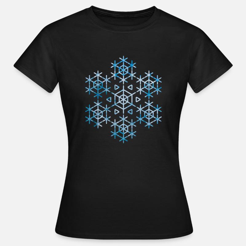 snowflake - Women's T-Shirt - black