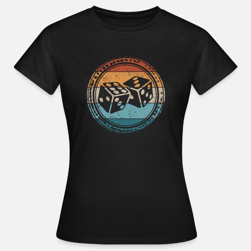 Retro Dice - Women's T-Shirt - black