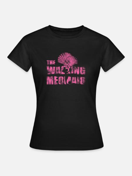 Meerjungfrau - Frauen T-Shirt - Schwarz
