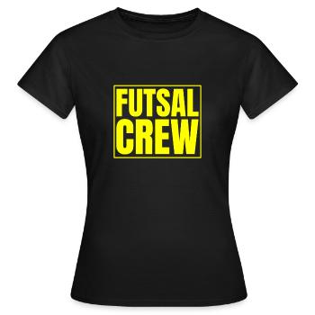 Futsal crew gift - Women's T-Shirt - black - Front - AI Model Female 172 dark (172cm)