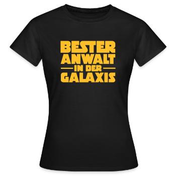 Bester Anwalt In Der Galaxis - Frauen T-Shirt - Schwarz - Vorne - AI Model Female 172 dark (172cm)