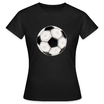 Ball - Frauen T-Shirt - Schwarz - Vorne - AI Model Female 172 dark (172cm)