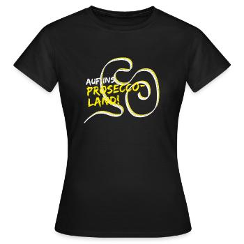 Proseccoland - Women's T-Shirt - black - Front - AI Model Female 172 dark (172cm)