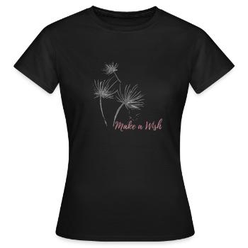 Spruch Design - Frauen T-Shirt - Schwarz - Vorne - AI Model Female 172 dark (172cm)