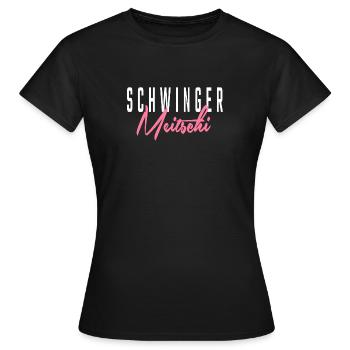 Schwinger Meitschi - Frauen T-Shirt - Schwarz - Vorne - AI Model Female 172 dark (172cm)