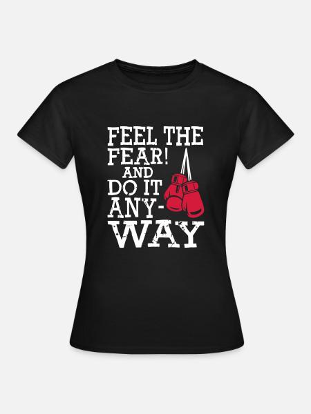 Boxen Boxing - Frauen T-Shirt - Schwarz