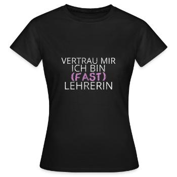 Beste Lehrerin Geschenk - Frauen T-Shirt - Schwarz - Vorne - AI Model Female 172 dark (172cm)