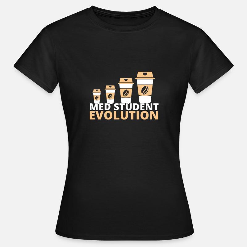 Medical student evolution - Women's T-Shirt - black