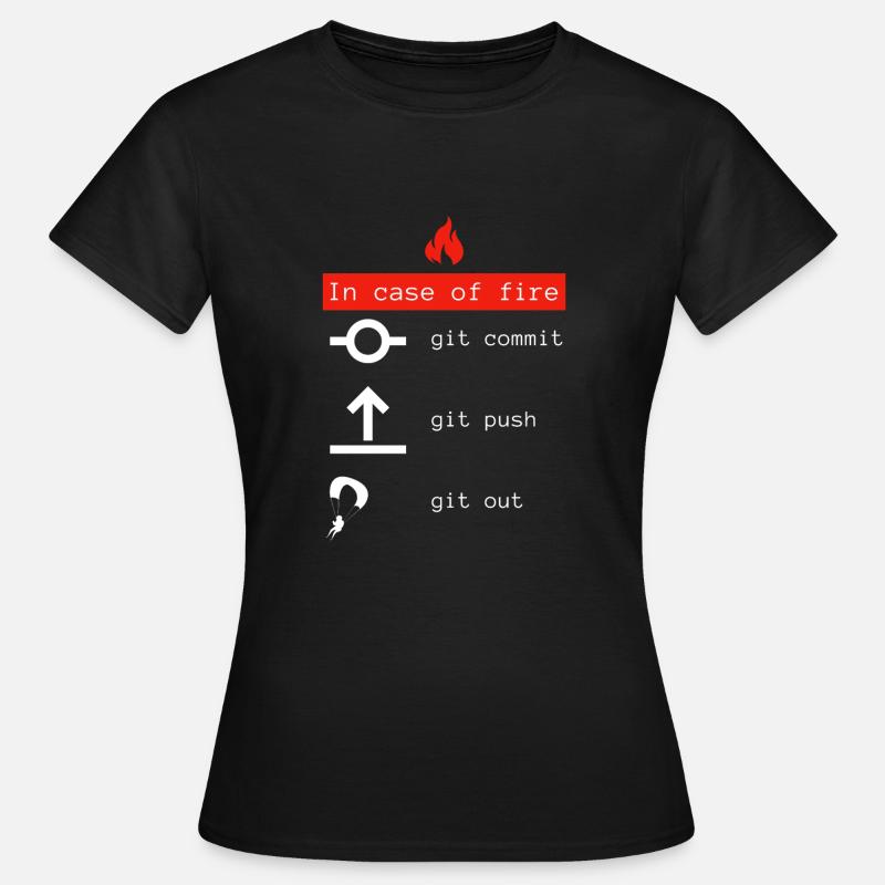 Idée cadeau programmeur codeur - T-shirt Femme - noir