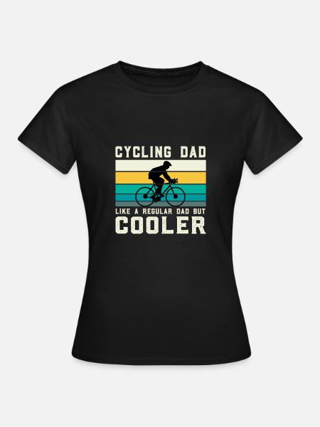 Cycling dad - Women's T-Shirt - black