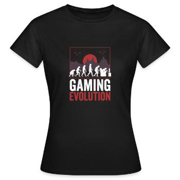 Spieler - Frauen T-Shirt - Schwarz - Vorne - AI Model Female 172 dark (172cm)