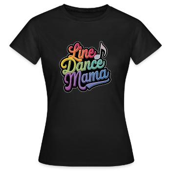 Mama tanzt Danse en ligne Maman - T-shirt Femme - noir - Devant - AI Model Female 172 dark (172cm)