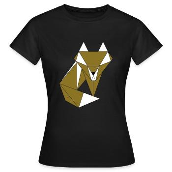 renard - T-shirt Femme - noir - Devant - AI Model Female 172 dark (172cm)